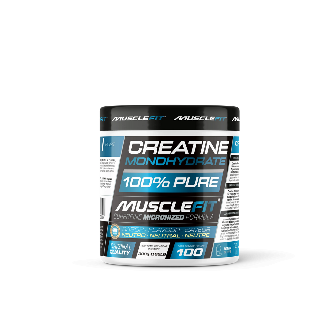 Creatina Monohidrato (300g) – Suplemento para Fuerza, Rendimiento y Entrenamiento