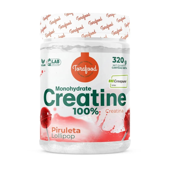 Creatina Monohidrato (300g) Sabor Piruleta – Suplemento para Fuerza, Rendimiento y Entrenamiento