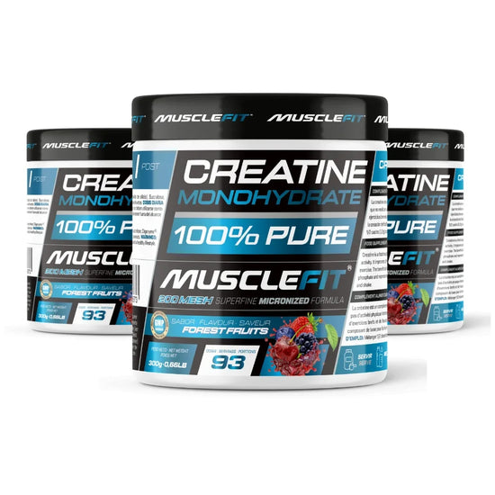 Pack KERBEUS 3x Creatina Monohidrato (300g) – Creatina para Fuerza, Rendimiento y Fitness