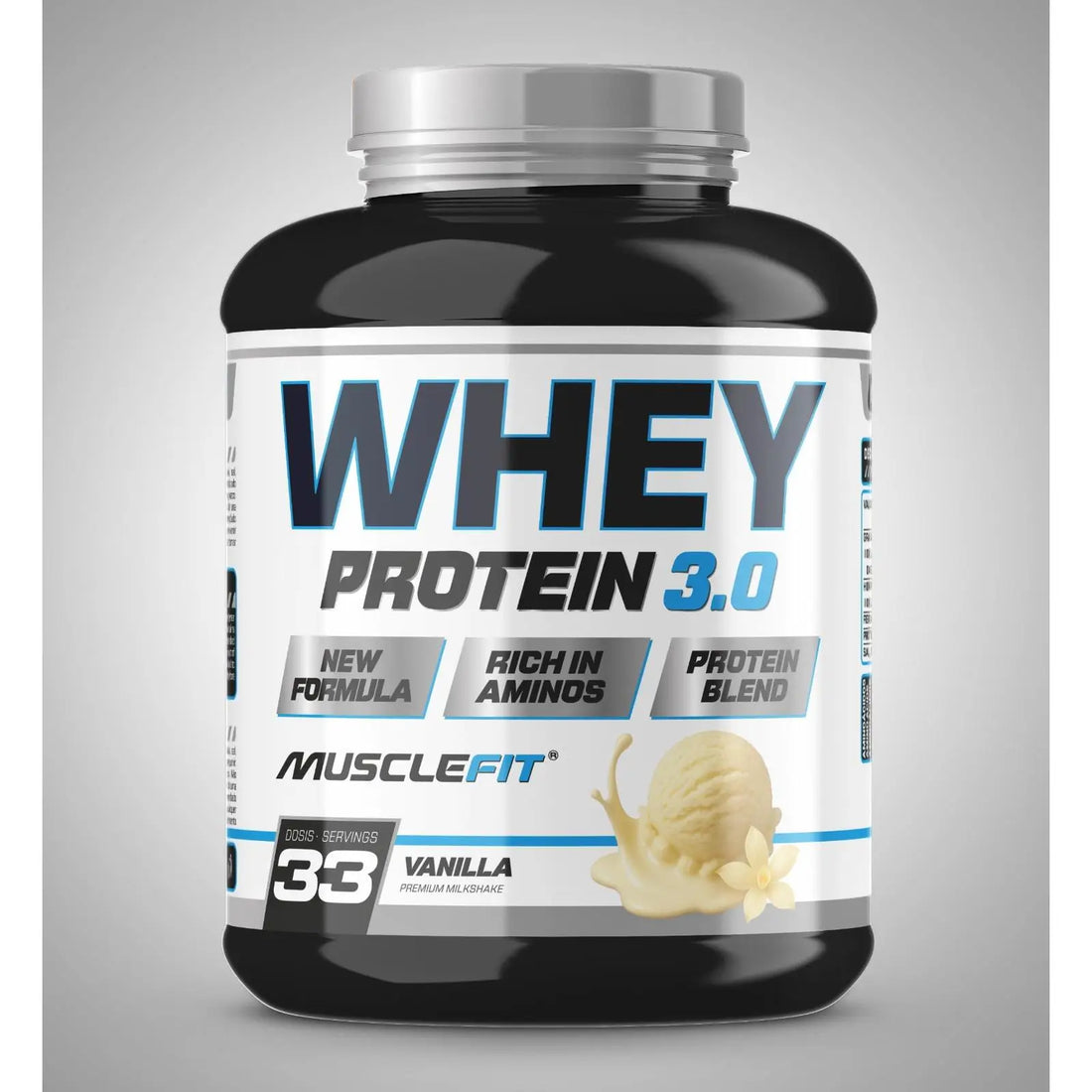 Proteína Aislada 1 kg Sabor Fresa – Whey Protein para Masa Muscular y Recuperación