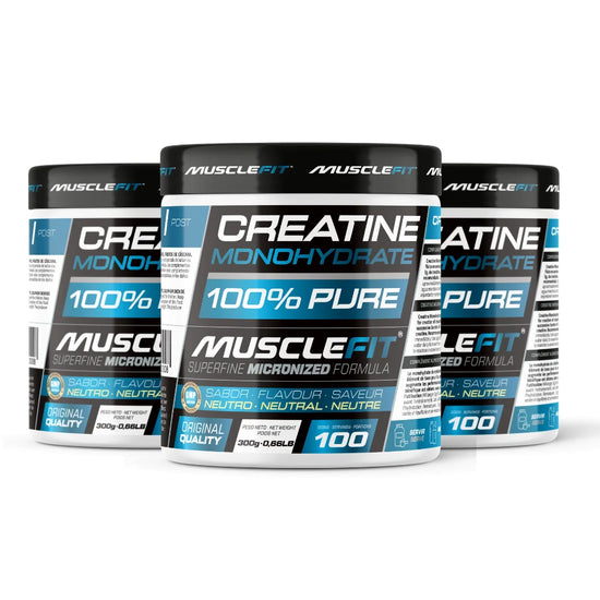 "Pack KERBEUS" 3x Creatina Monohidrato (300g): ¡Triple Potencia, Ahorro Inteligente!