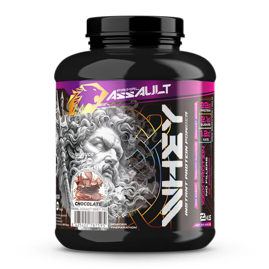 Proteína Whey Concentrada 2 kg (Chocolate): ¡Asalto Muscular!